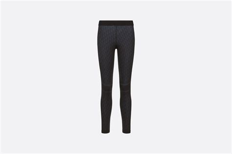 DiorAlps Leggings Black Dior Oblique Technical Jersey 